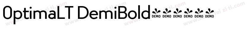 0ptimaLT DemiBold字体转换